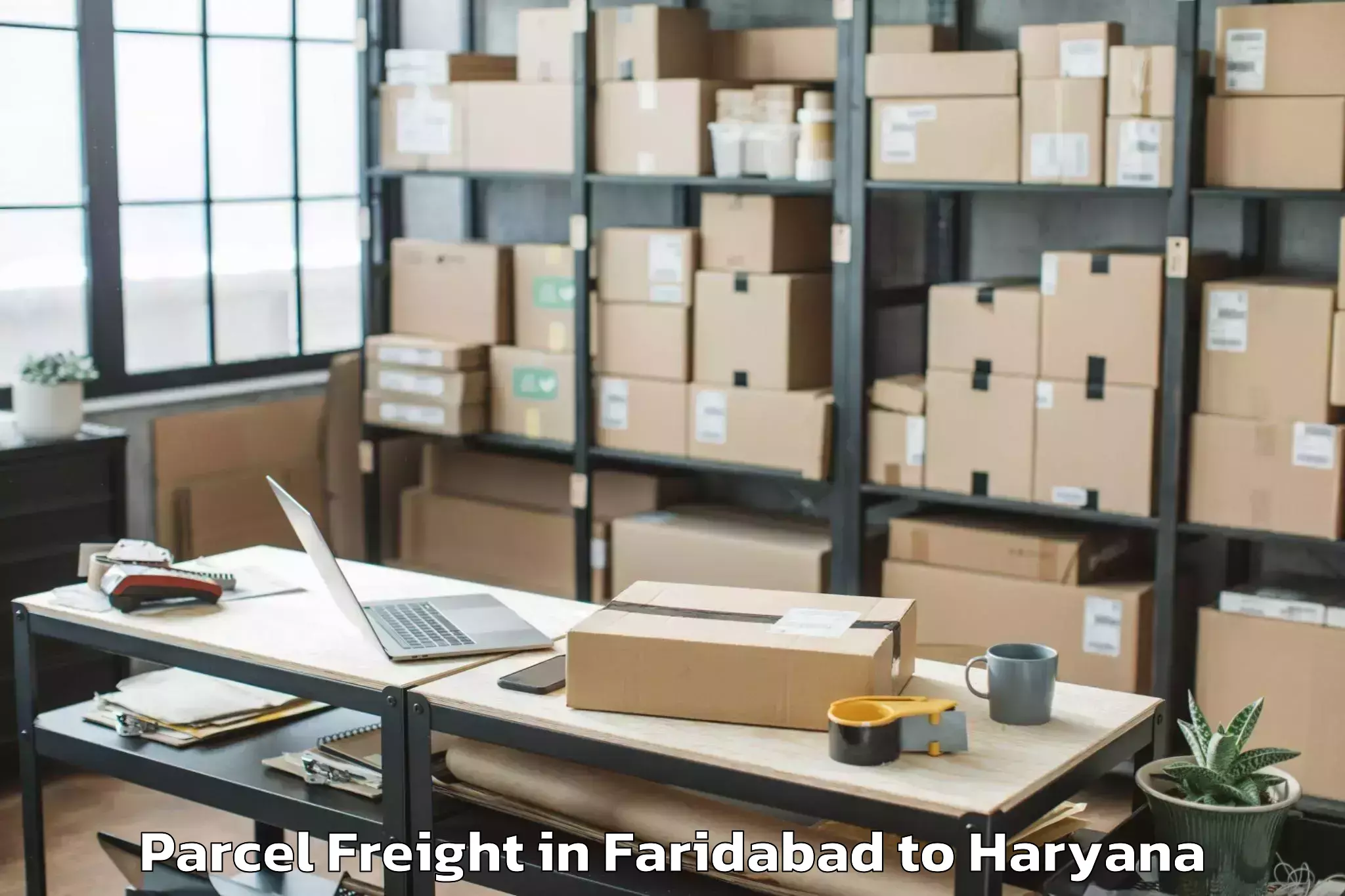 Easy Faridabad to Karnal Parcel Freight Booking